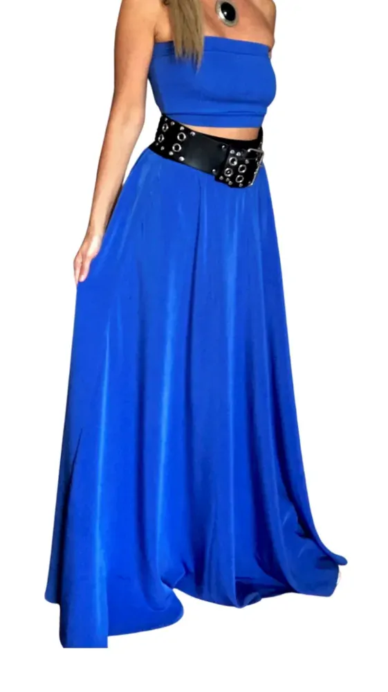 Dlouhá letní sukně - maxi sukně BOROS SK-L-BLU 11